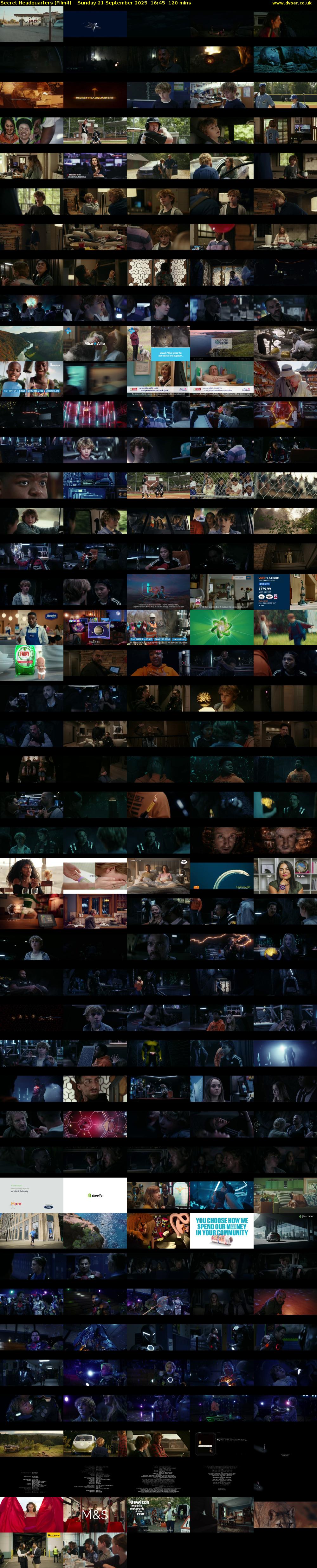 Secret Headquarters (Film4) Sunday 21 September 2025 16:45 - 18:45