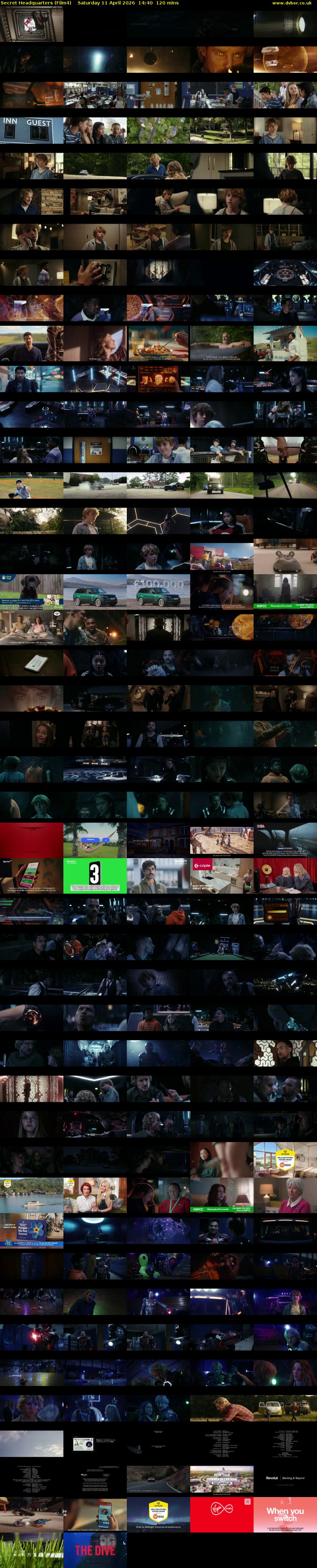 Secret Headquarters (Film4) Saturday 11 April 2026 14:40 - 16:40