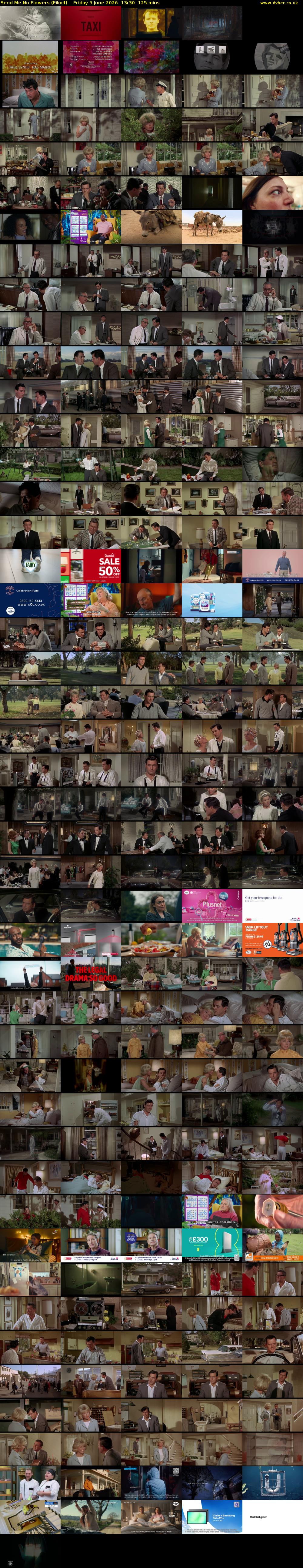 Send Me No Flowers (Film4) Friday 5 June 2026 13:30 - 15:35