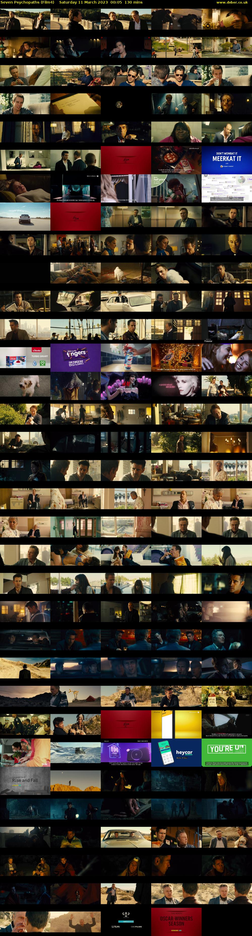 Seven Psychopaths (Film4) Saturday 11 March 2023 00:05 - 02:15