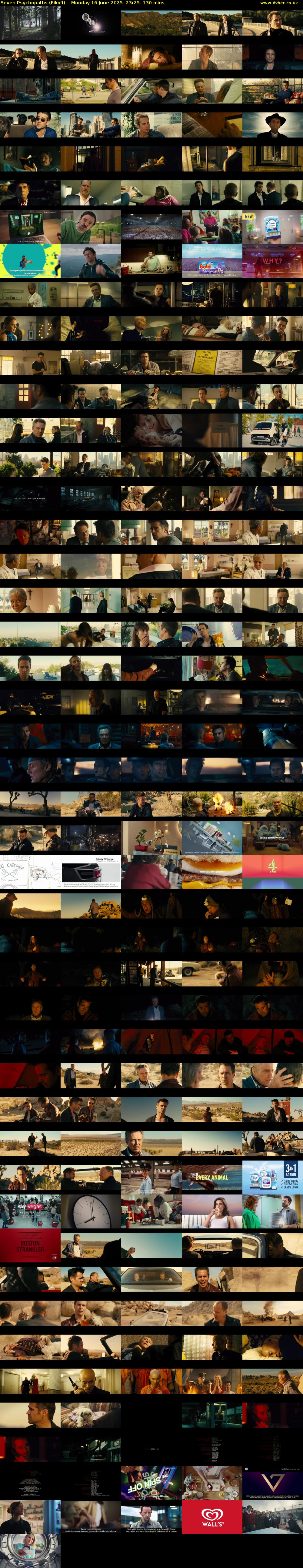 Seven Psychopaths (Film4) Monday 16 June 2025 23:25 - 01:35