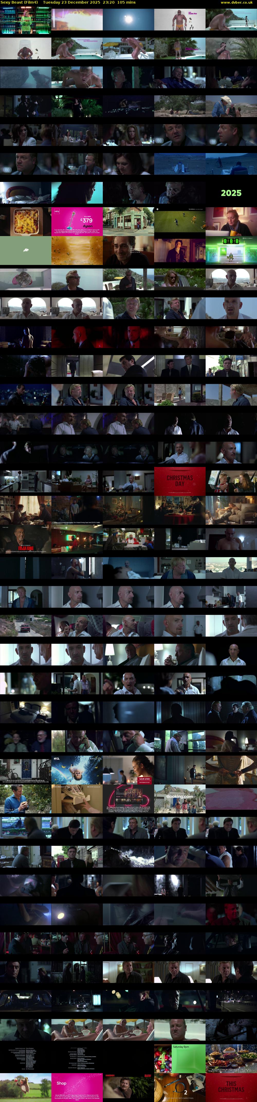 Sexy Beast (Film4) Tuesday 23 December 2025 23:20 - 01:05