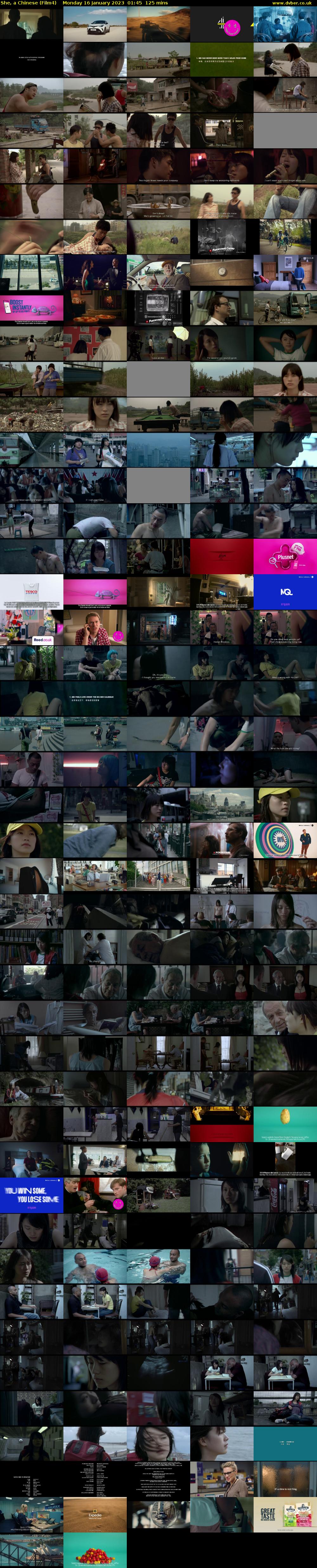She, a Chinese (Film4) Monday 16 January 2023 01:45 - 03:50