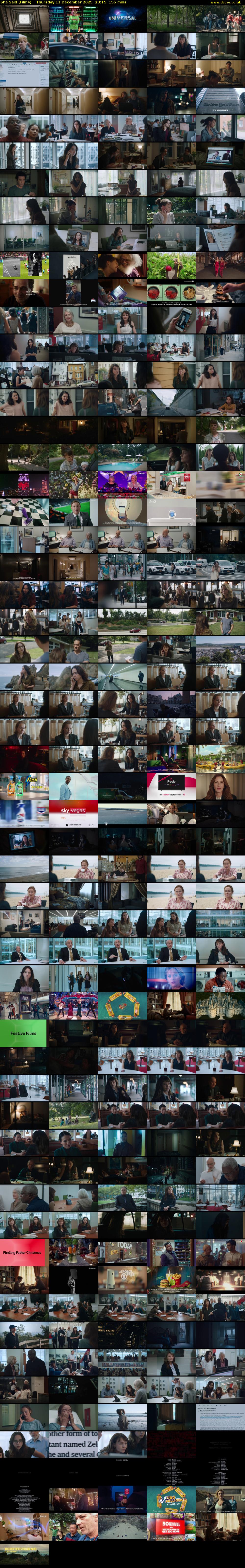 She Said (Film4) Thursday 11 December 2025 23:15 - 01:50