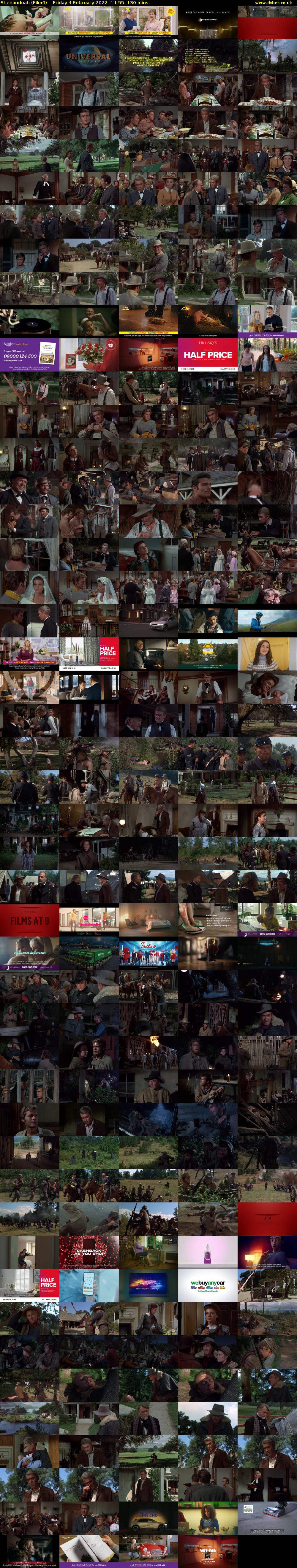 Shenandoah (Film4) Friday 4 February 2022 14:55 - 17:05
