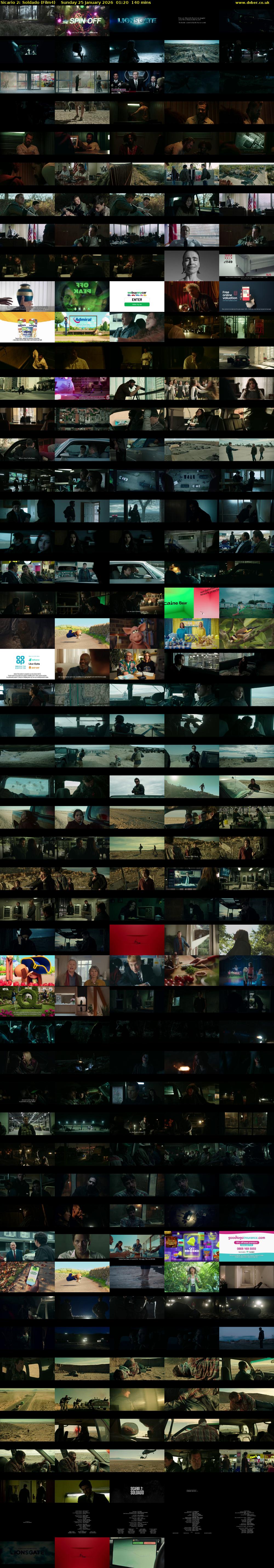 Sicario 2: Soldado (Film4) Sunday 25 January 2026 01:20 - 03:40