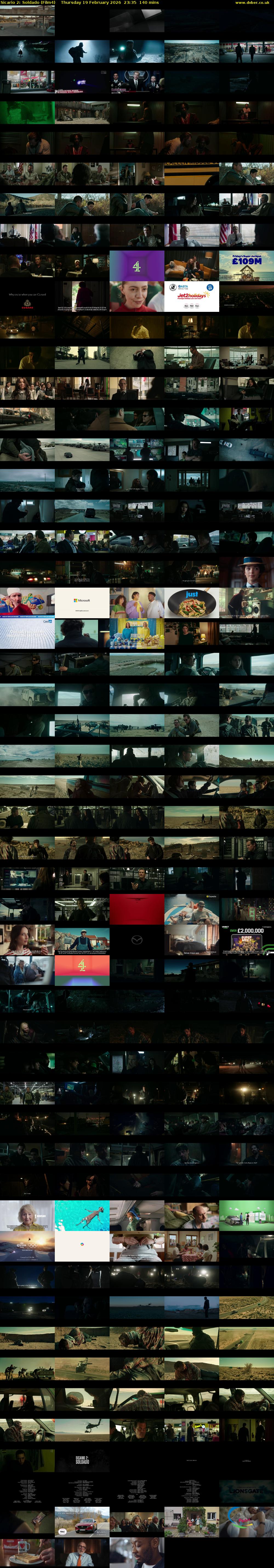 Sicario 2: Soldado (Film4) Thursday 19 February 2026 23:35 - 01:55