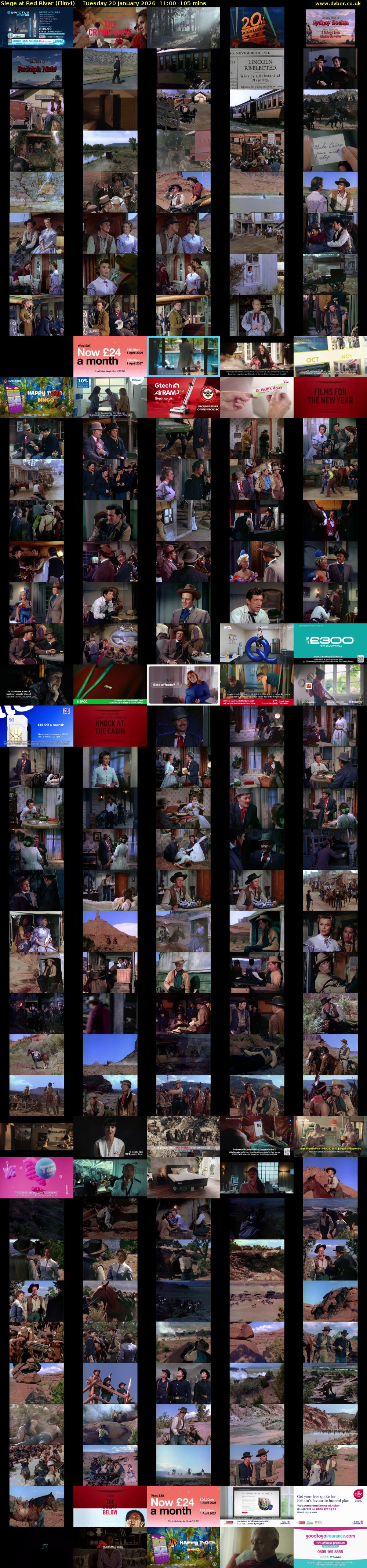 Siege at Red River (Film4) Tuesday 20 January 2026 11:00 - 12:45