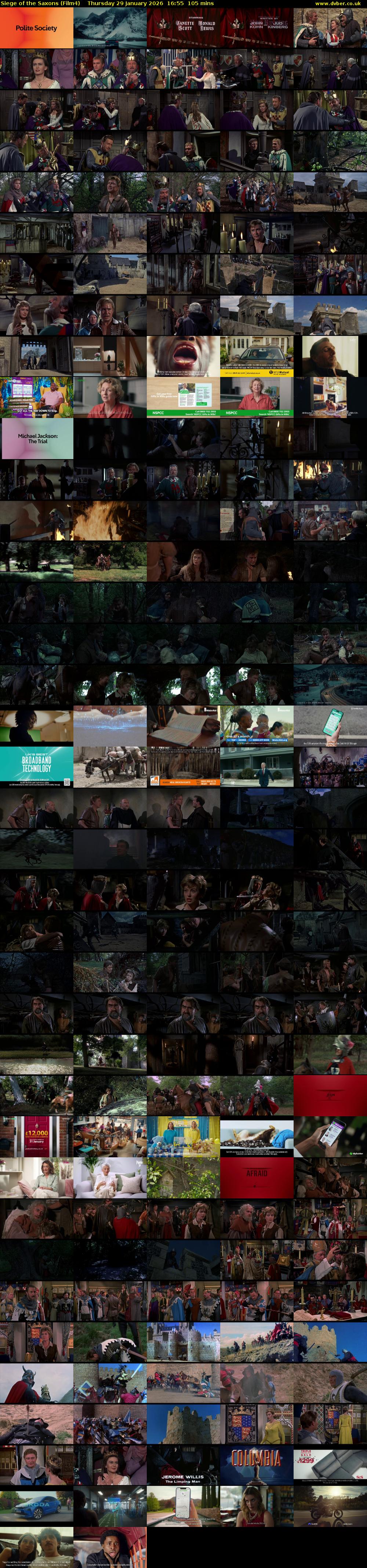 Siege of the Saxons (Film4) Thursday 29 January 2026 16:55 - 18:40