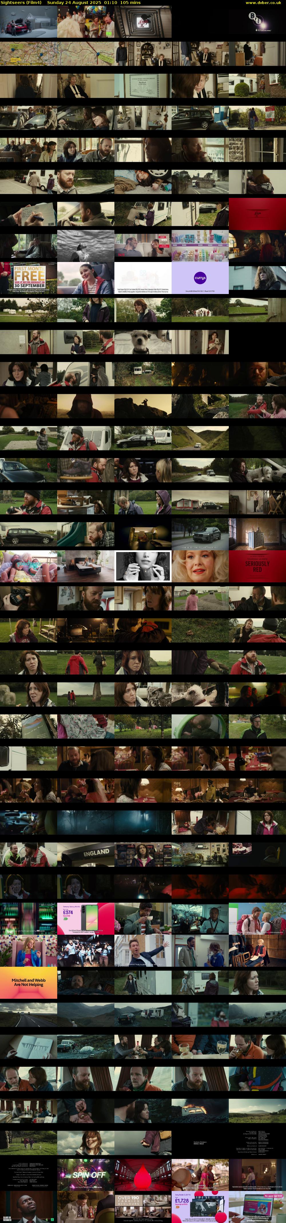 Sightseers (Film4) Sunday 24 August 2025 01:10 - 02:55