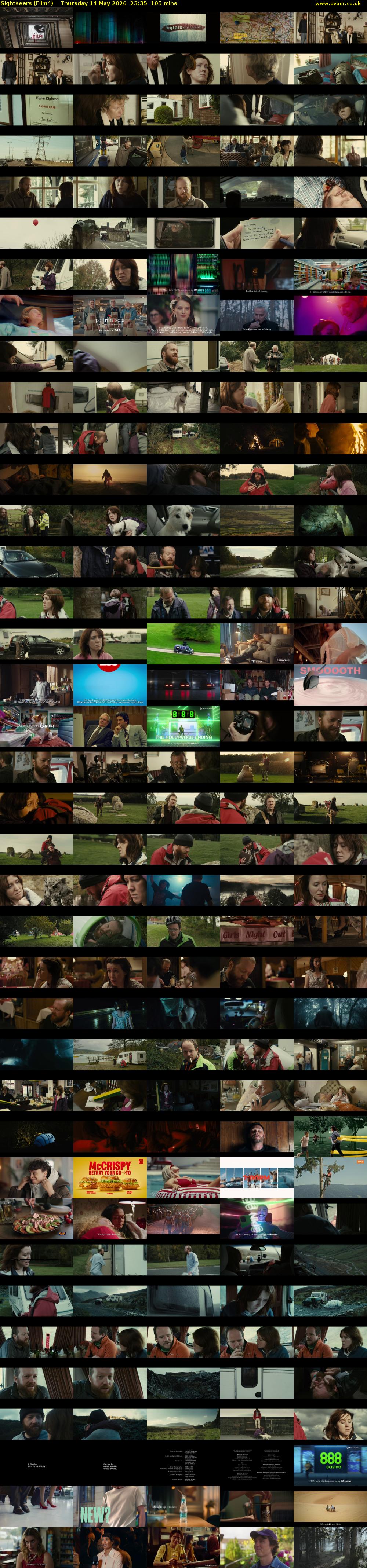 Sightseers (Film4) Thursday 14 May 2026 23:35 - 01:20
