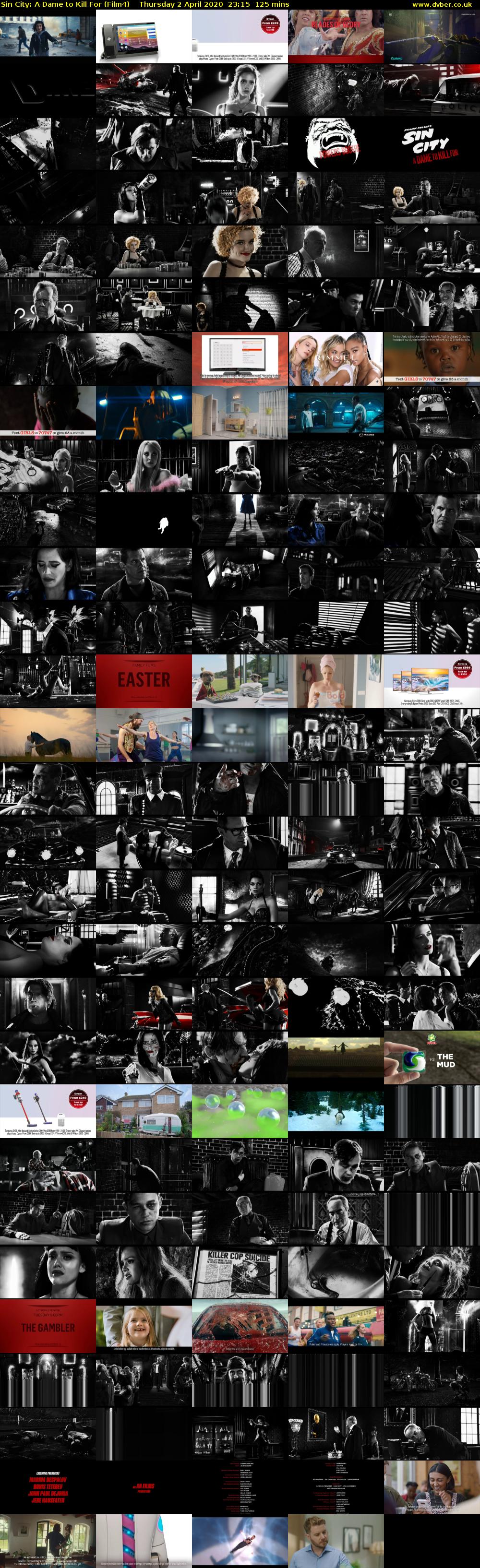 Sin City: A Dame to Kill For (Film4) Thursday 2 April 2020 23:15 - 01:20