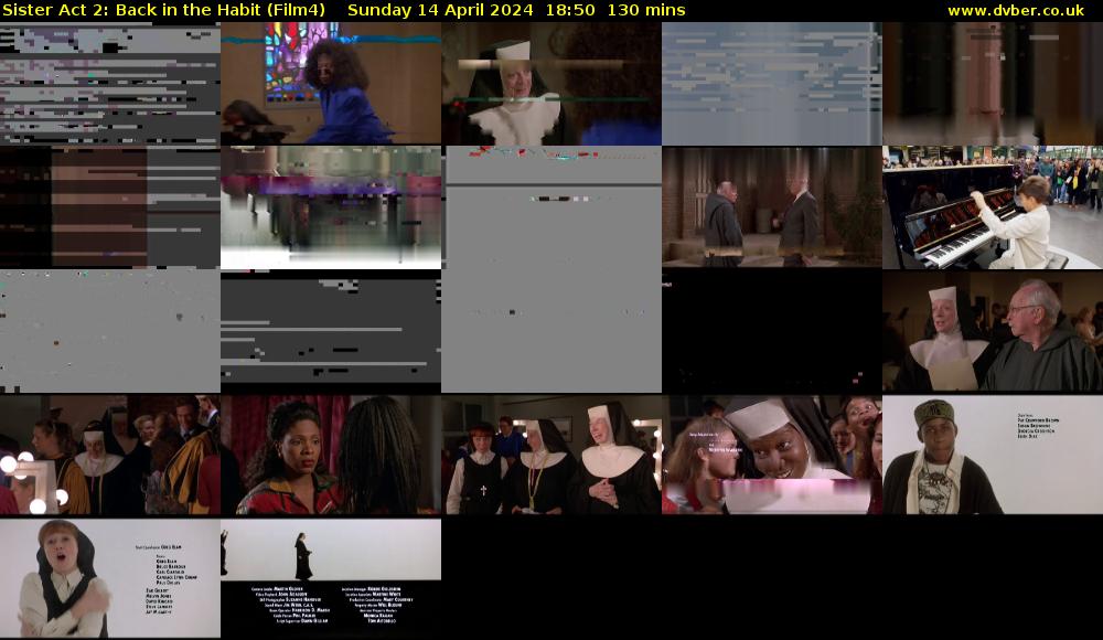 Sister Act 2: Back in the Habit (Film4) Sunday 14 April 2024 18:50 - 21:00