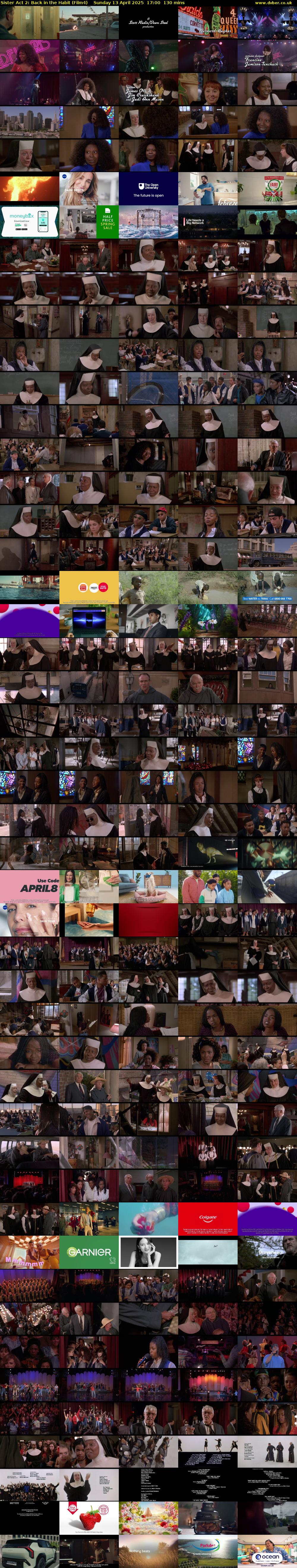 Sister Act 2: Back in the Habit (Film4) Sunday 13 April 2025 17:00 - 19:10
