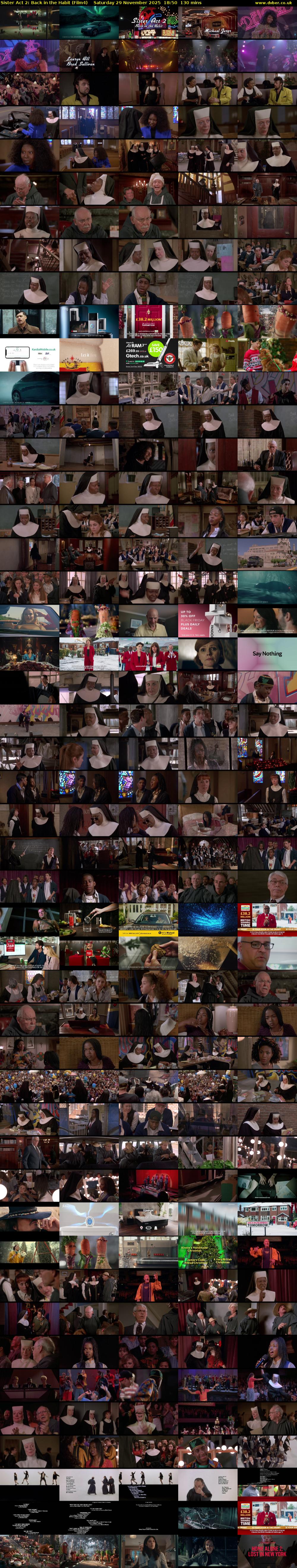 Sister Act 2: Back in the Habit (Film4) Saturday 29 November 2025 18:50 - 21:00