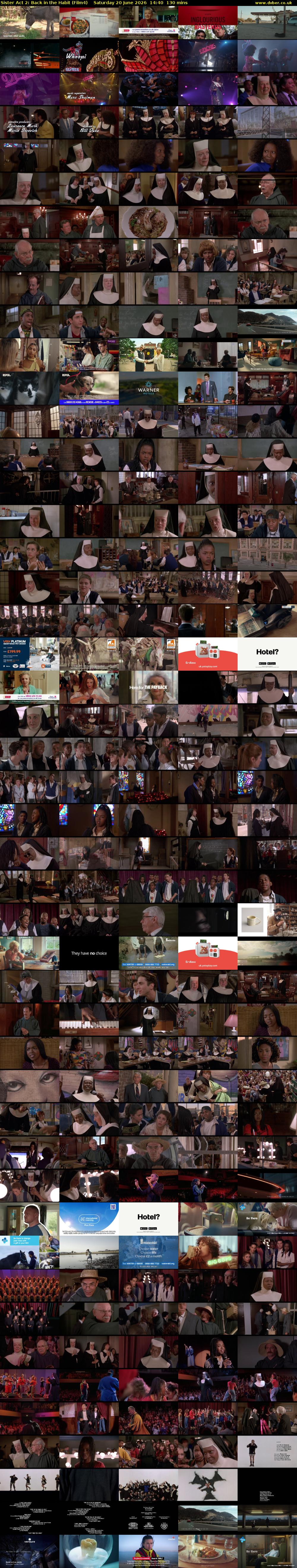 Sister Act 2: Back in the Habit (Film4) Saturday 20 June 2026 14:40 - 16:50