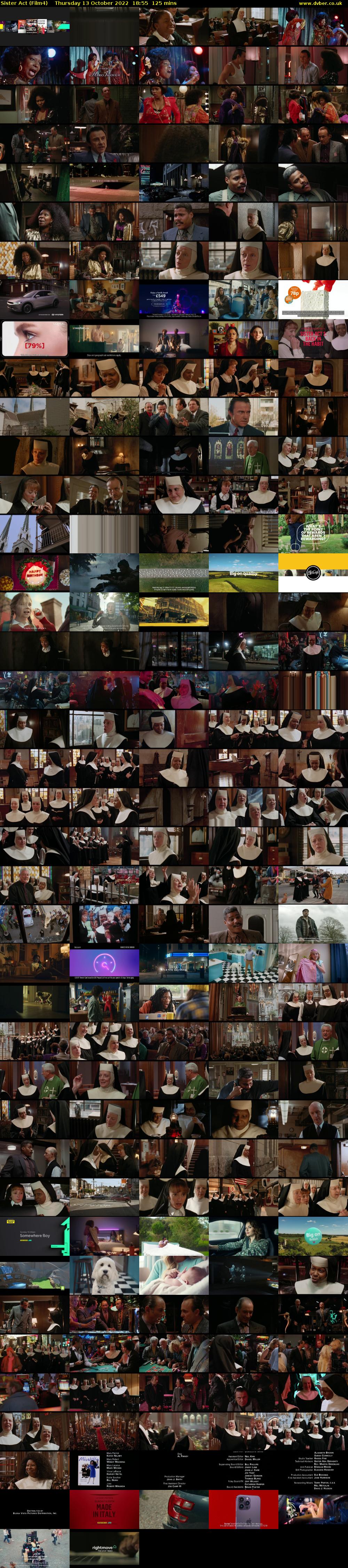 Sister Act (Film4) Thursday 13 October 2022 18:55 - 21:00
