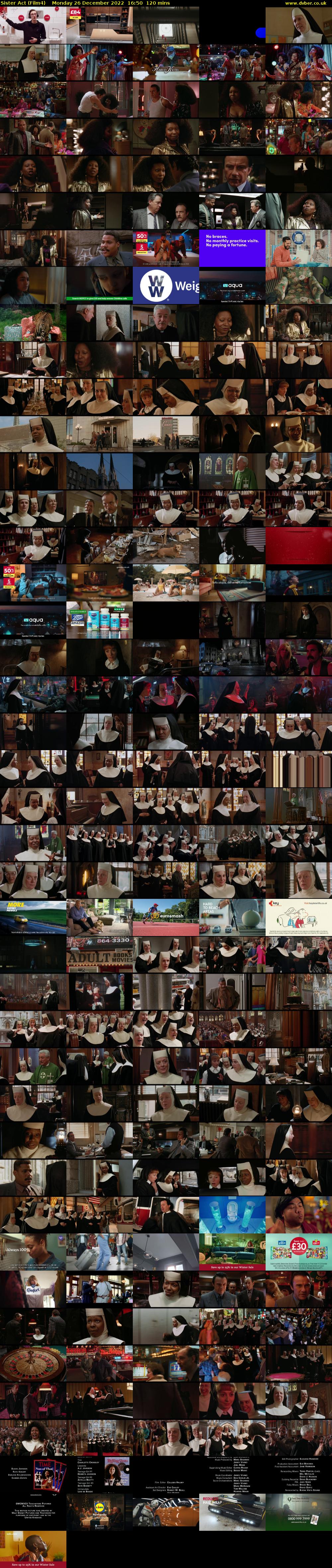 Sister Act (Film4) Monday 26 December 2022 16:50 - 18:50