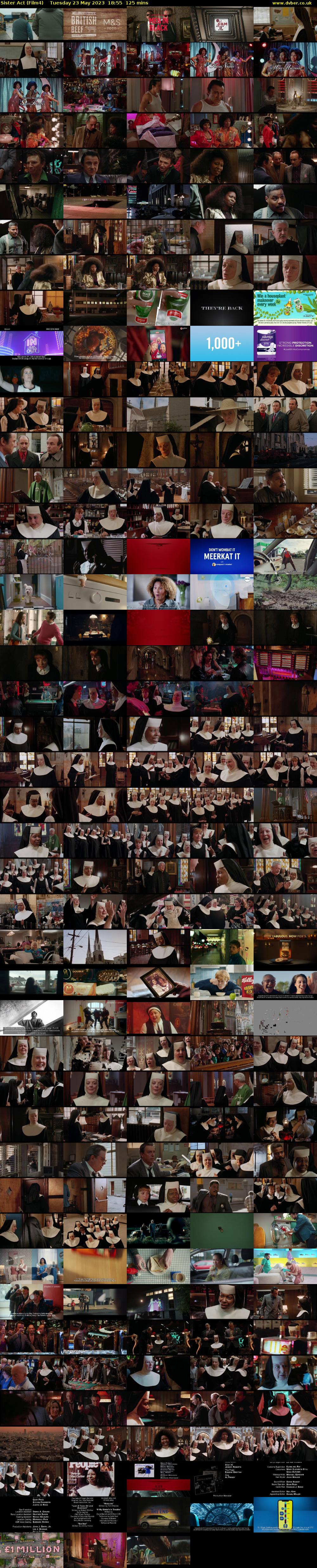 Sister Act (Film4) Tuesday 23 May 2023 18:55 - 21:00