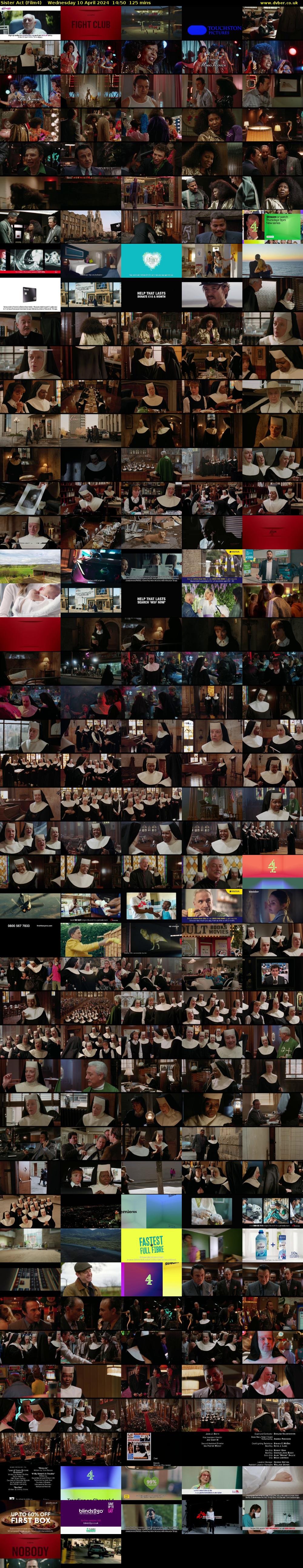 Sister Act (Film4) Wednesday 10 April 2024 14:50 - 16:55