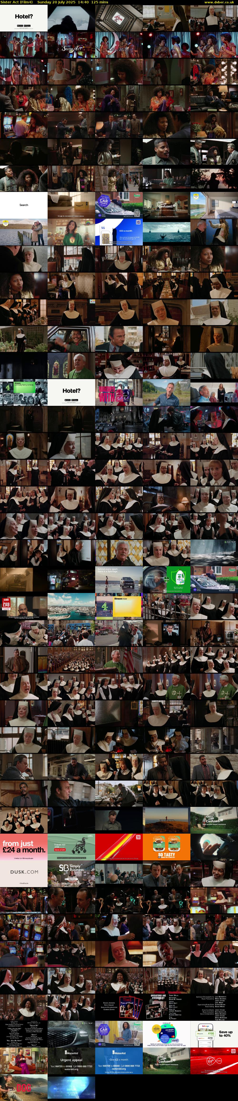 Sister Act (Film4) Sunday 20 July 2025 14:40 - 16:45