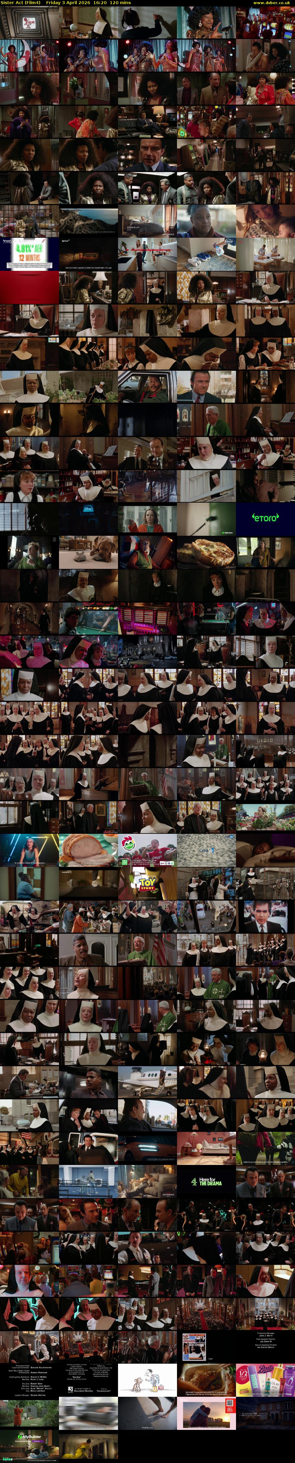 Sister Act (Film4) Friday 3 April 2026 16:20 - 18:20