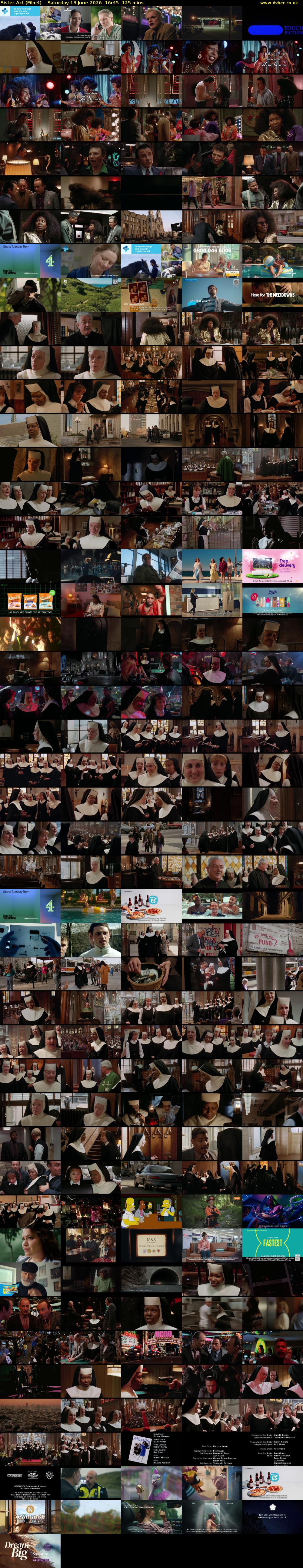 Sister Act (Film4) Saturday 13 June 2026 16:45 - 18:50