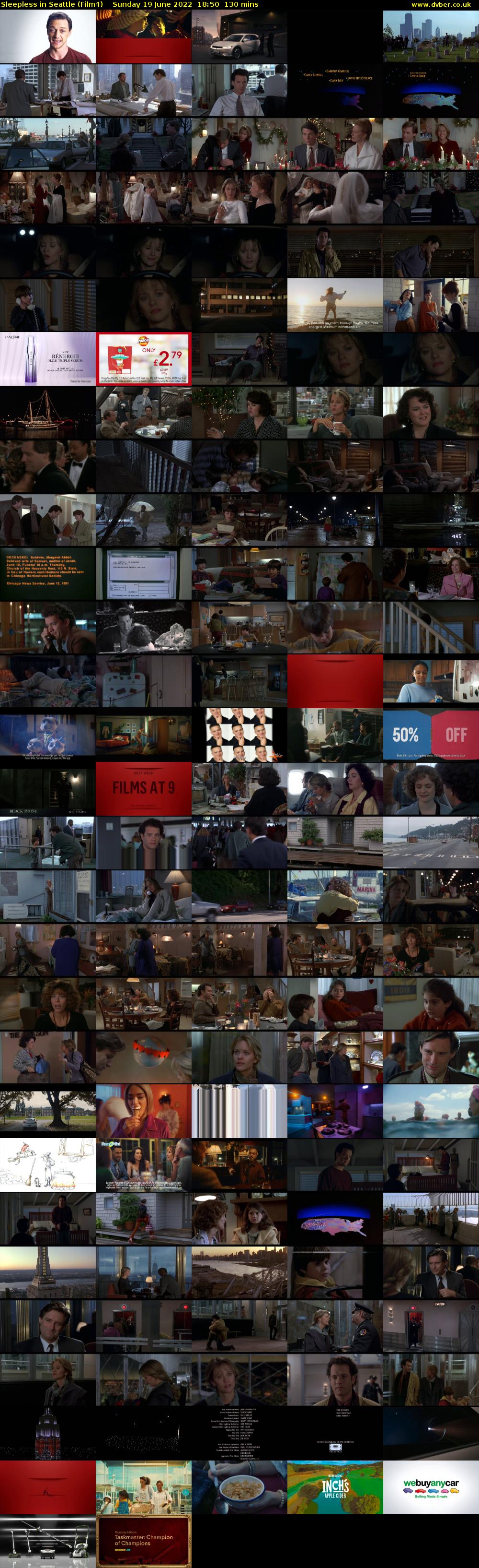 Sleepless in Seattle (Film4) Sunday 19 June 2022 18:50 - 21:00