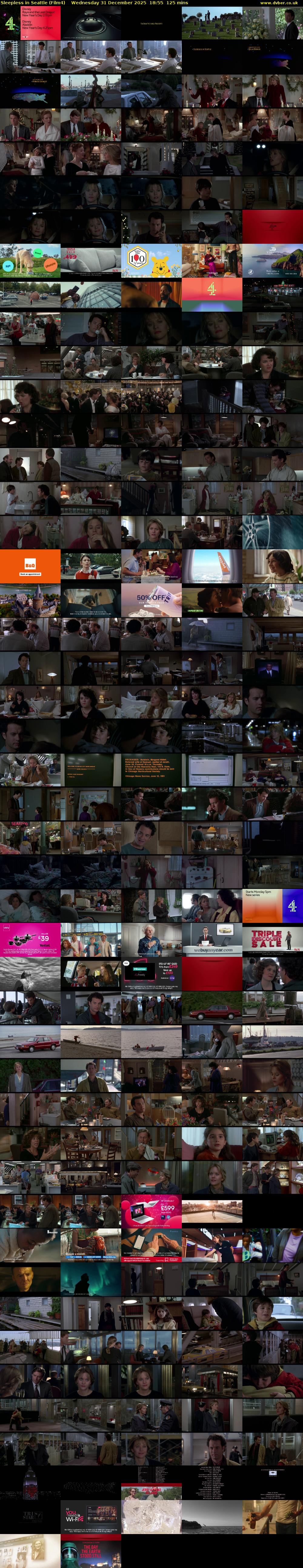 Sleepless in Seattle (Film4) Wednesday 31 December 2025 18:55 - 21:00