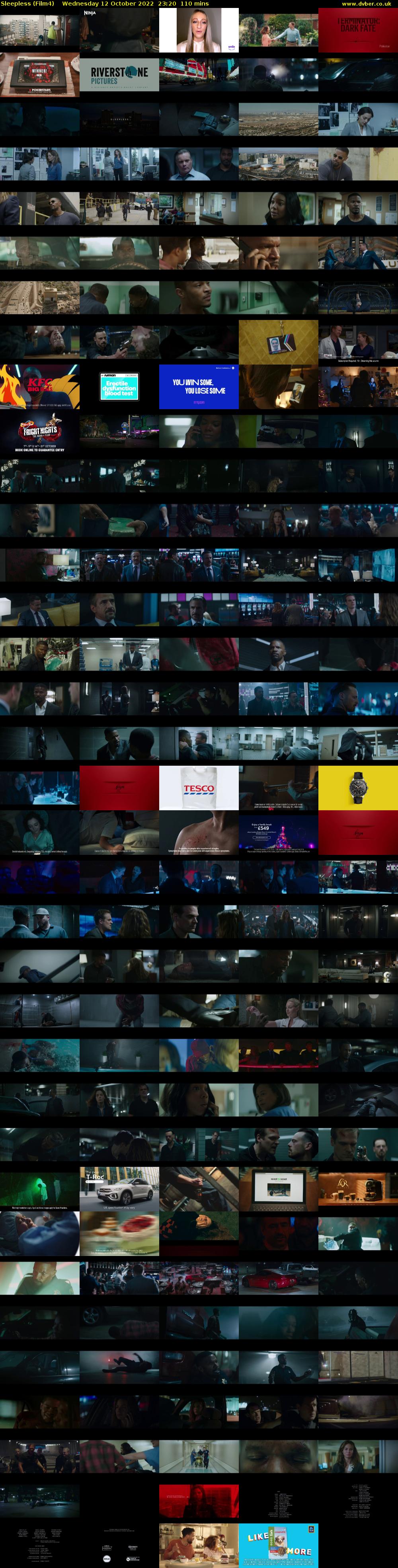 Sleepless (Film4) Wednesday 12 October 2022 23:20 - 01:10