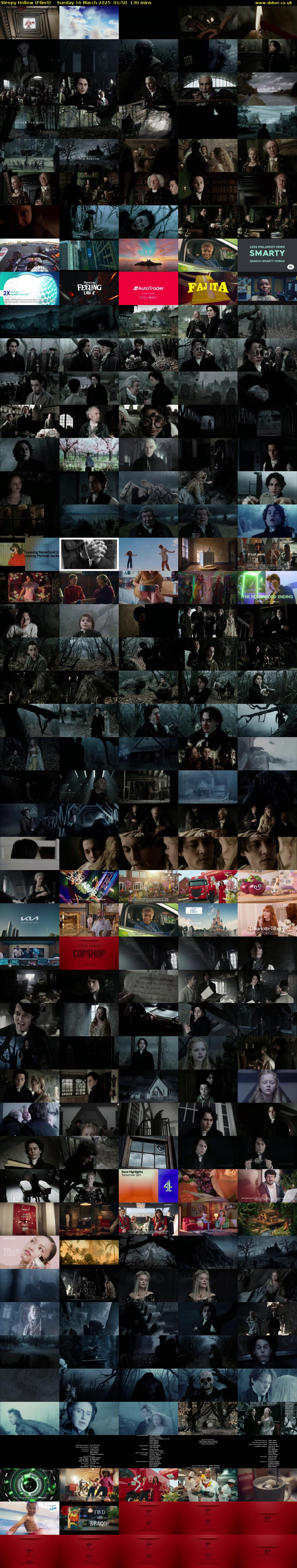 Sleepy Hollow (Film4) Sunday 16 March 2025 01:50 - 04:00