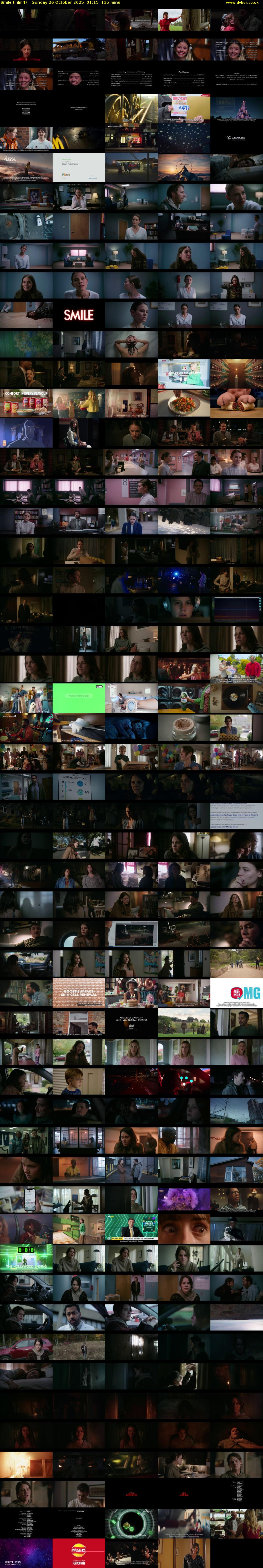 Smile (Film4) Sunday 26 October 2025 01:15 - 02:30