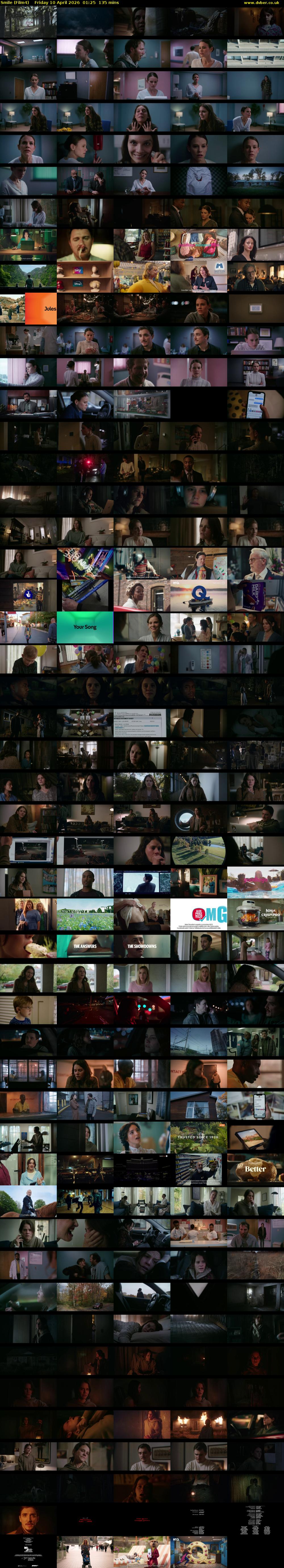 Smile (Film4) Friday 10 April 2026 01:25 - 03:40