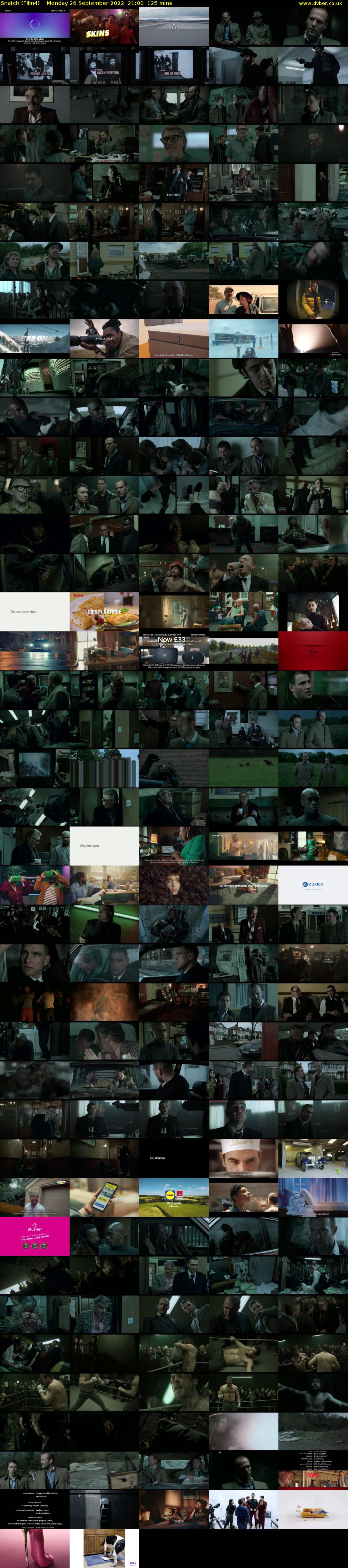 Snatch (Film4) Monday 26 September 2022 21:00 - 23:05