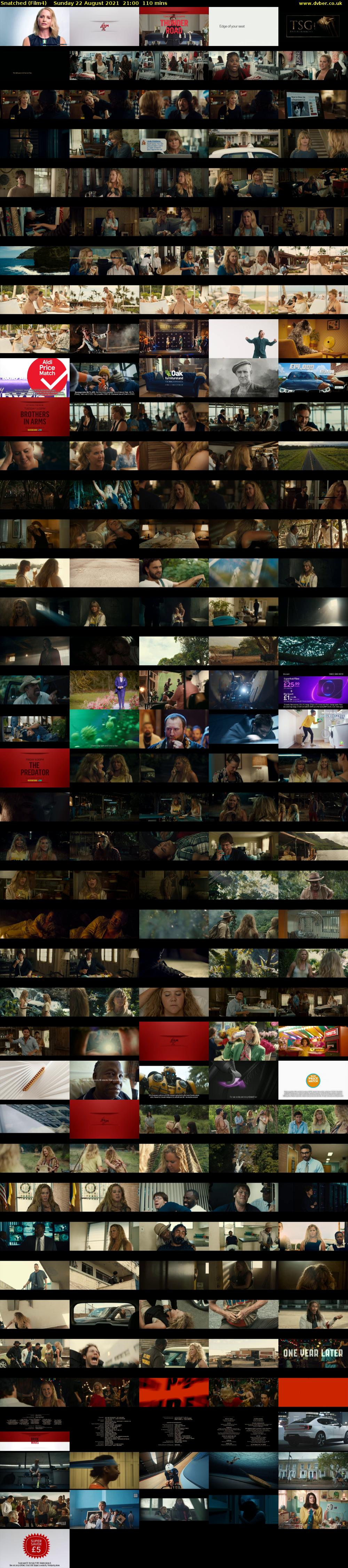 Snatched (Film4) Sunday 22 August 2021 21:00 - 22:50
