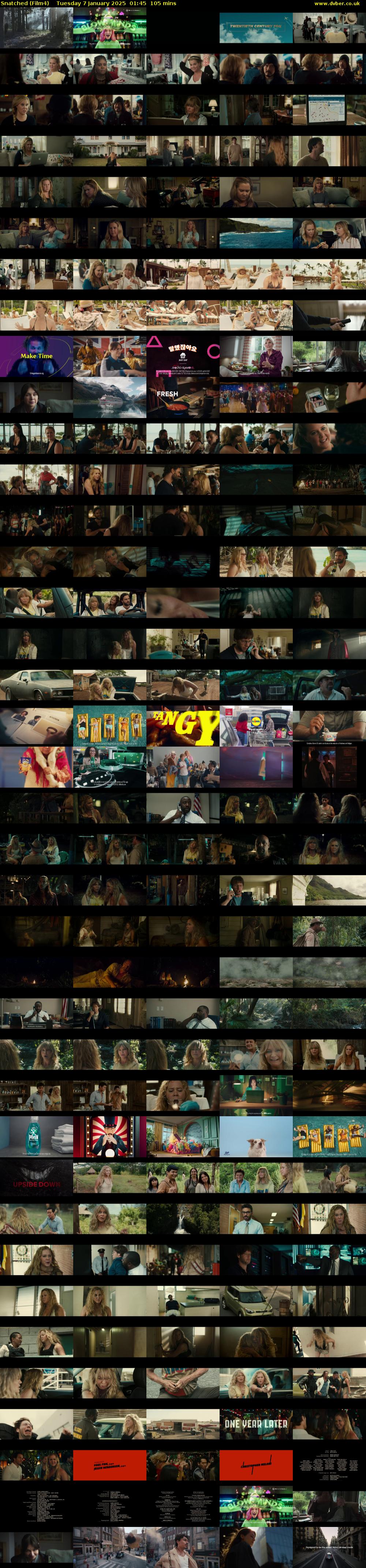 Snatched (Film4) Tuesday 7 January 2025 01:45 - 03:30