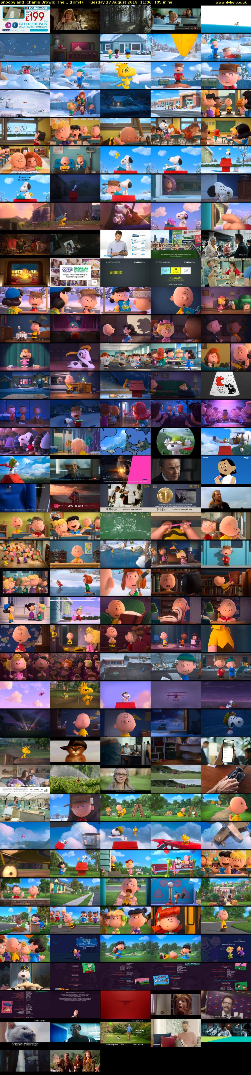 Snoopy and  Charlie Brown: The... (Film4) Tuesday 27 August 2019 11:00 - 12:45