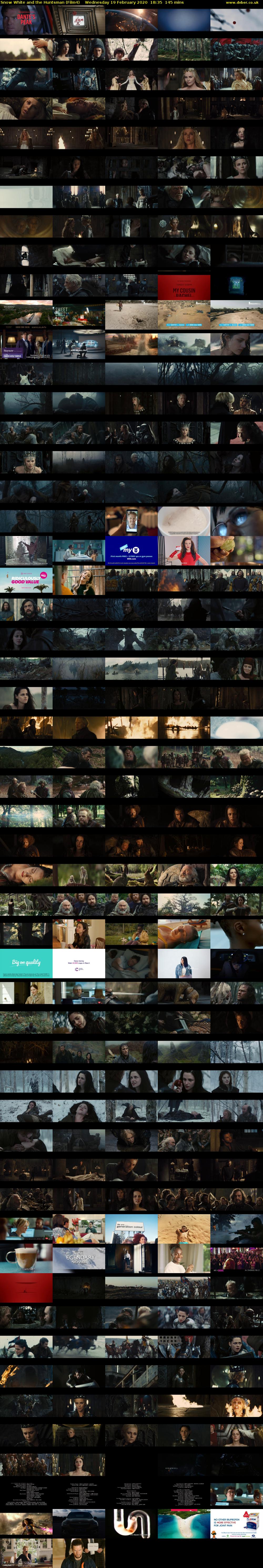 Snow White and the Huntsman (Film4) Wednesday 19 February 2020 18:35 - 21:00
