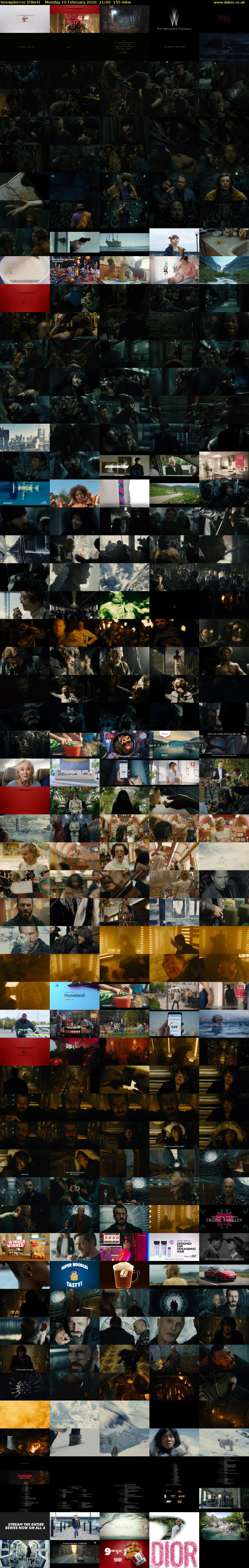 Snowpiercer (Film4) Monday 10 February 2020 21:00 - 23:35