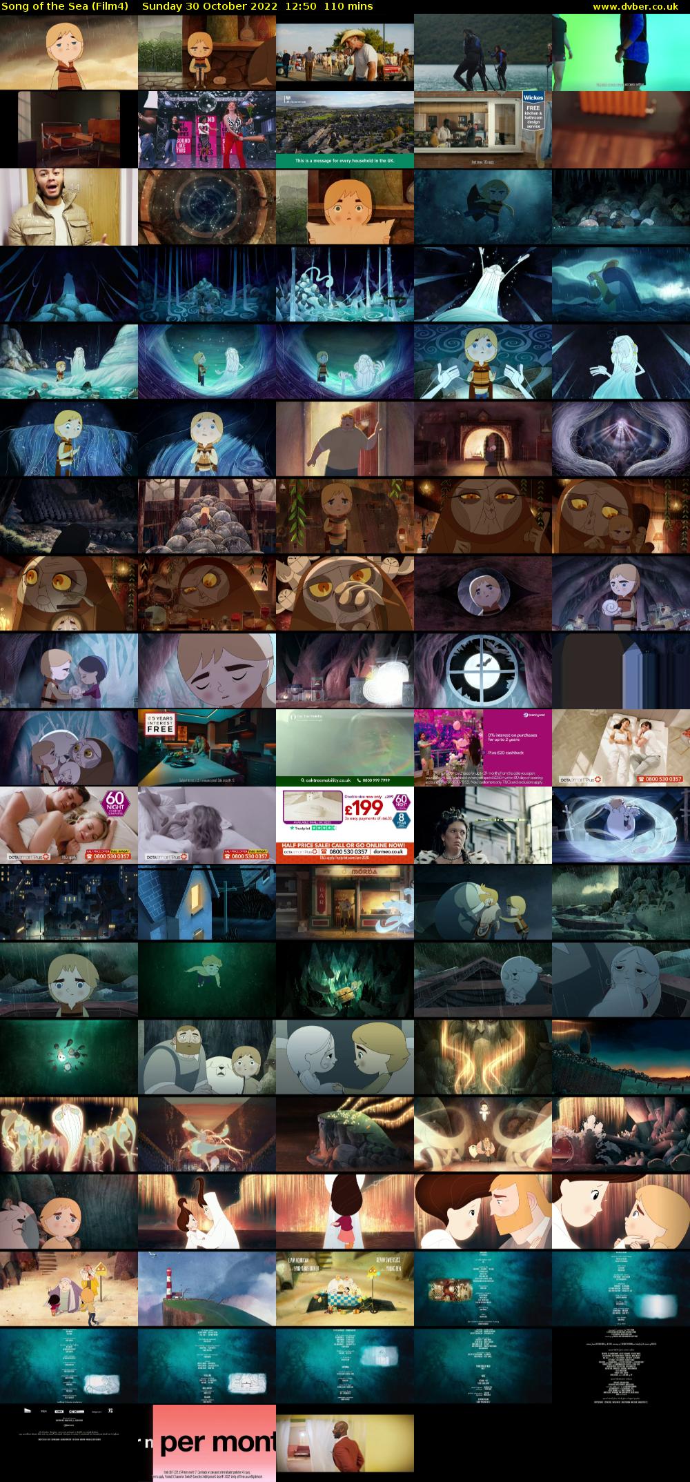 Song of the Sea (Film4) Sunday 30 October 2022 12:50 - 14:40