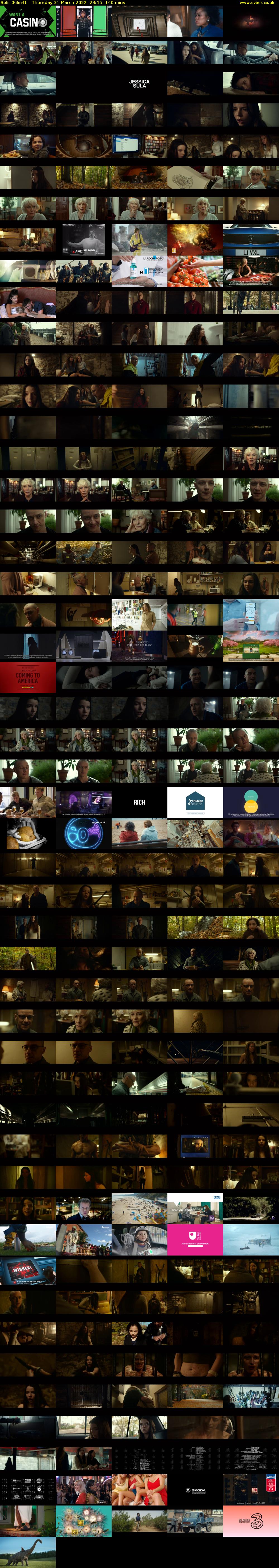 Split (Film4) Thursday 31 March 2022 23:15 - 01:35