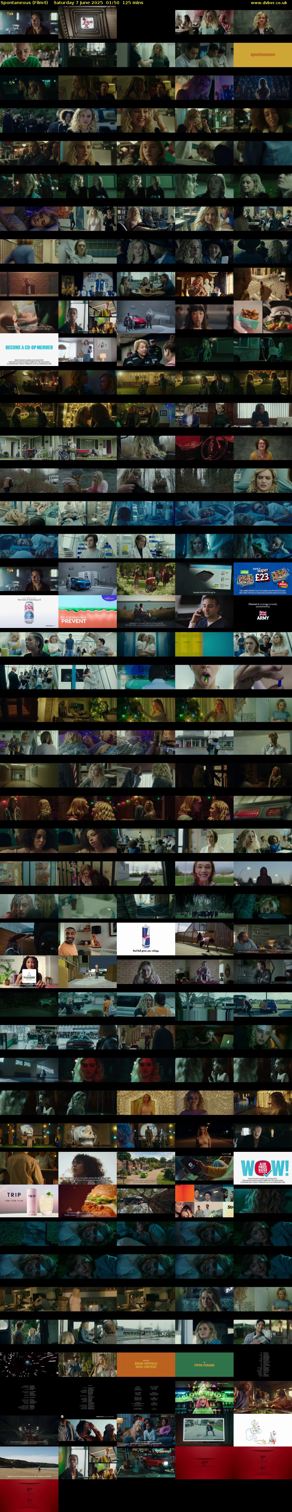 Spontaneous (Film4) Saturday 7 June 2025 01:50 - 03:55