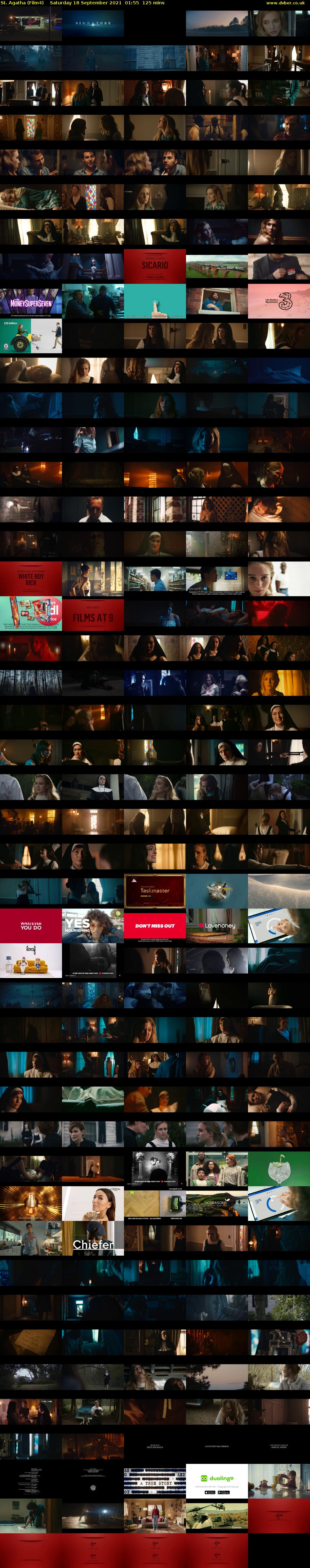 St. Agatha (Film4) Saturday 18 September 2021 01:55 - 04:00