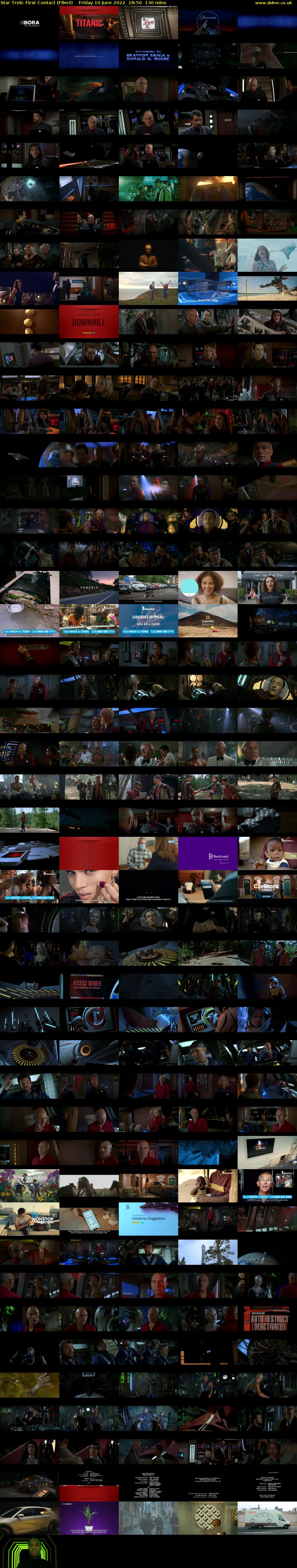 Star Trek: First Contact (Film4) Friday 10 June 2022 18:50 - 21:00