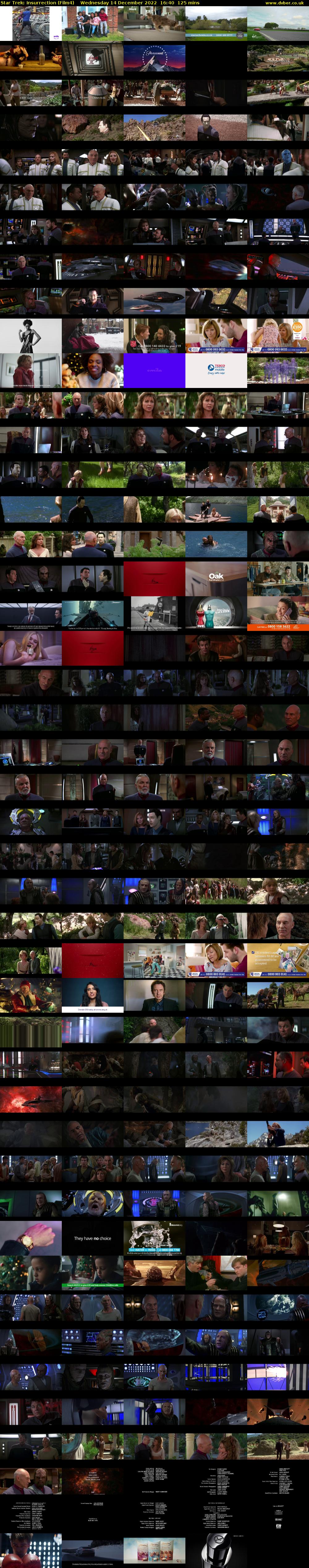 Star Trek: Insurrection (Film4) Wednesday 14 December 2022 16:40 - 18:45