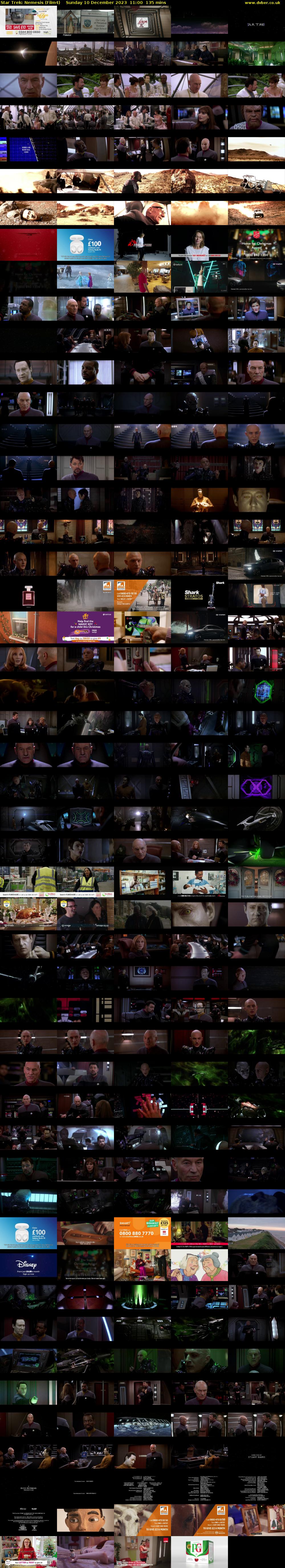 Star Trek: Nemesis (Film4) Sunday 10 December 2023 11:00 - 13:15