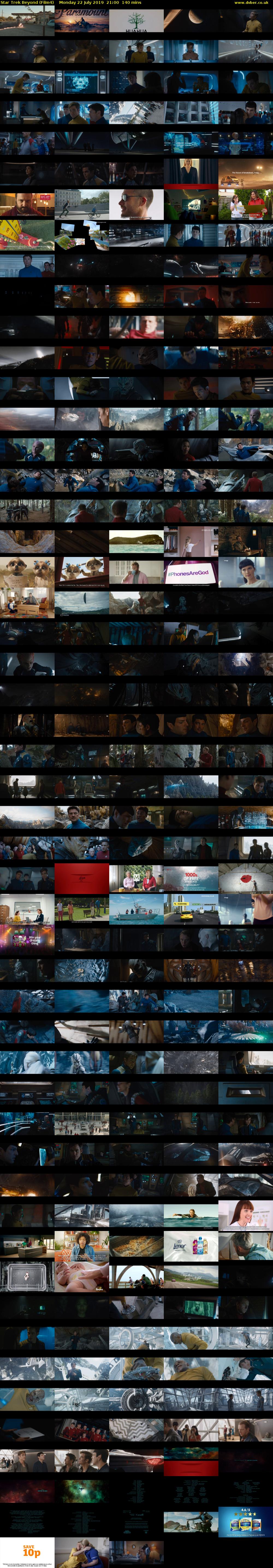 Star Trek Beyond (Film4) Monday 22 July 2019 21:00 - 23:20