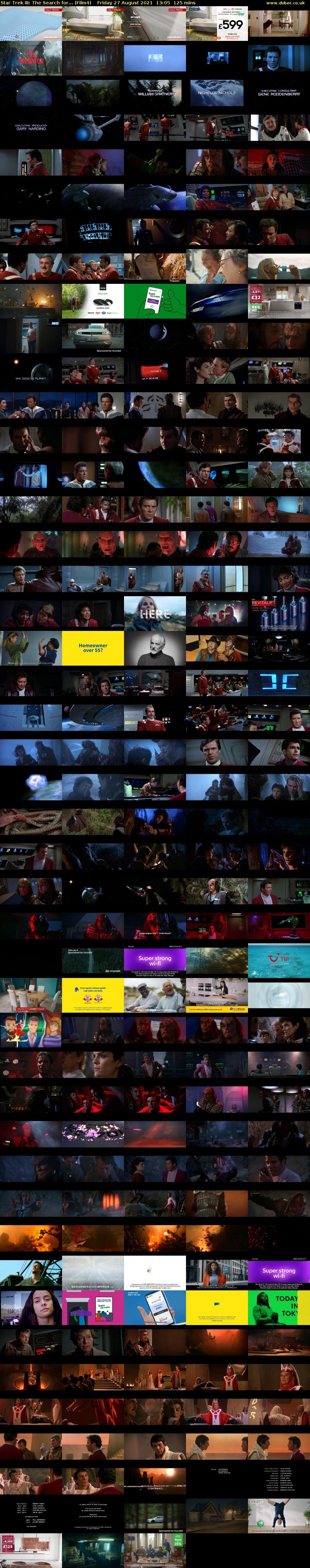 Star Trek III: The Search for... (Film4) Friday 27 August 2021 13:05 - 15:10