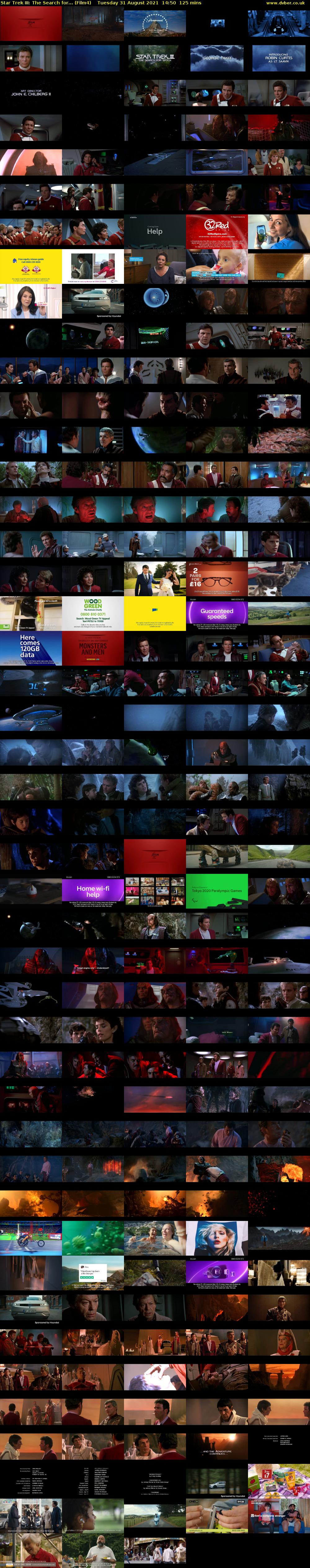 Star Trek III: The Search for... (Film4) Tuesday 31 August 2021 14:50 - 16:55
