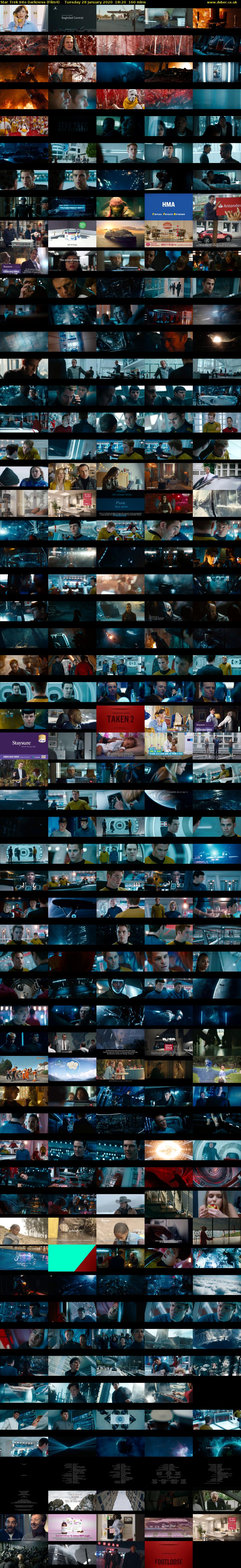 Star Trek Into Darkness (Film4) Tuesday 28 January 2020 18:20 - 21:00